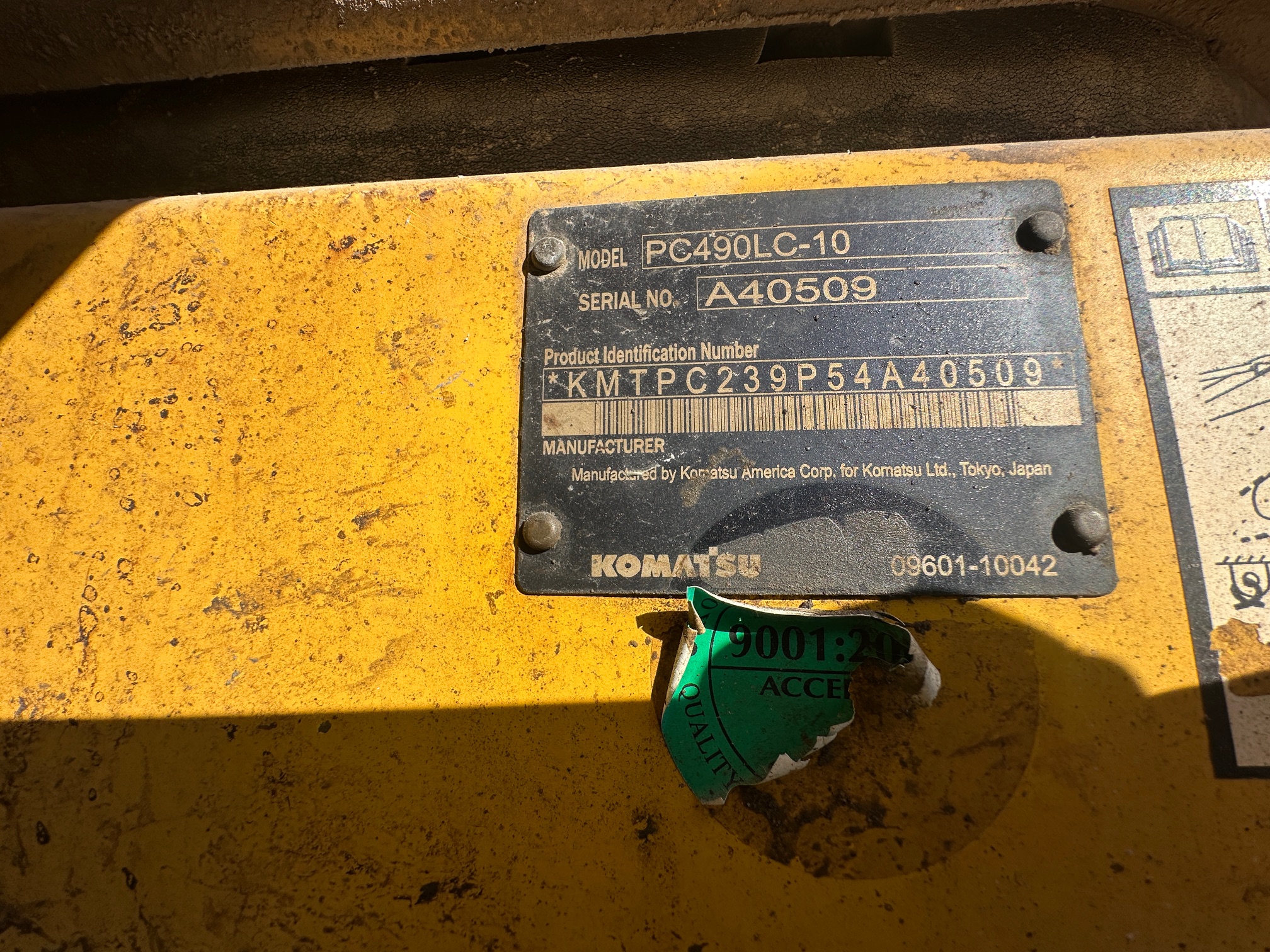 2014 KOMATSU PC490LC-10 - view 19 of 43