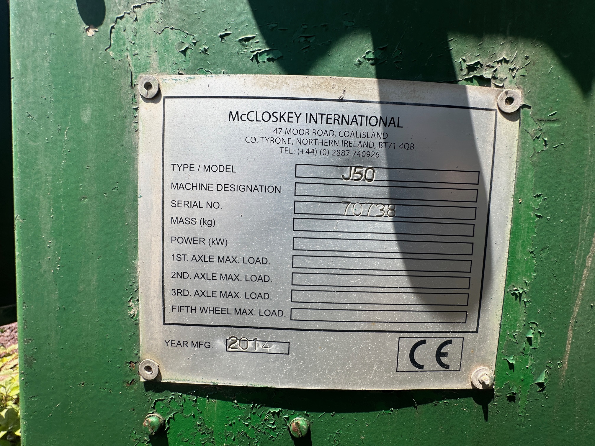 2014 MCCLOSKEY J50 - Image 28