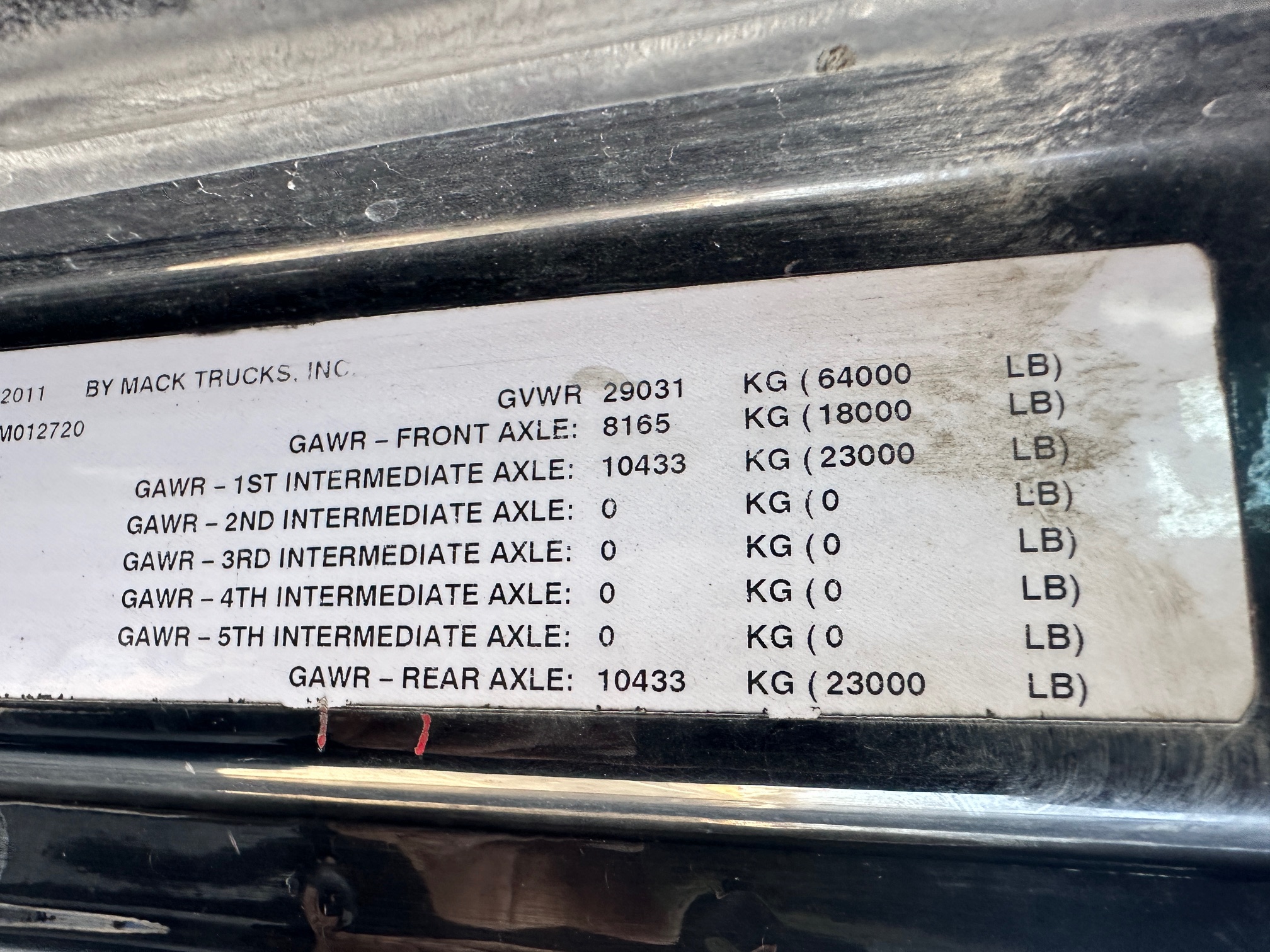 2012 MACK Granite GU713 - Image 17