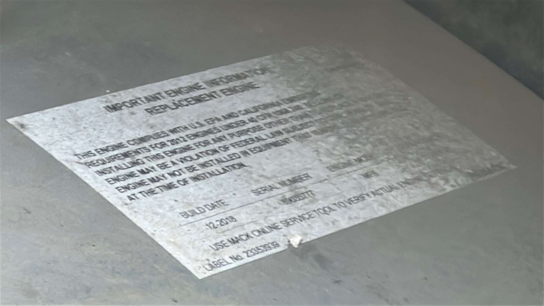 2012 MACK Granite GU713 - Image 34