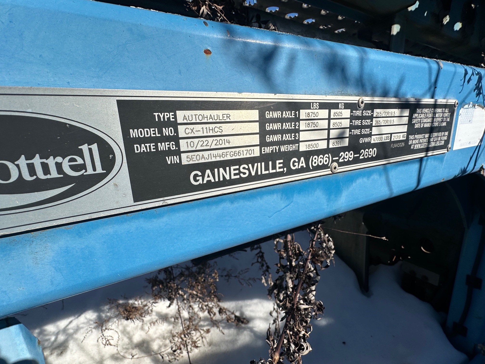 2015 VOLVO VAH Car Hauler - view 13 of 19