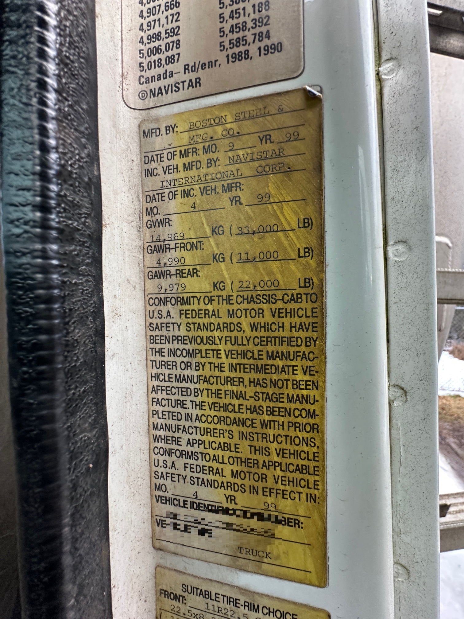 2000 INTERNATIONAL 4900 DT466E - Image 10