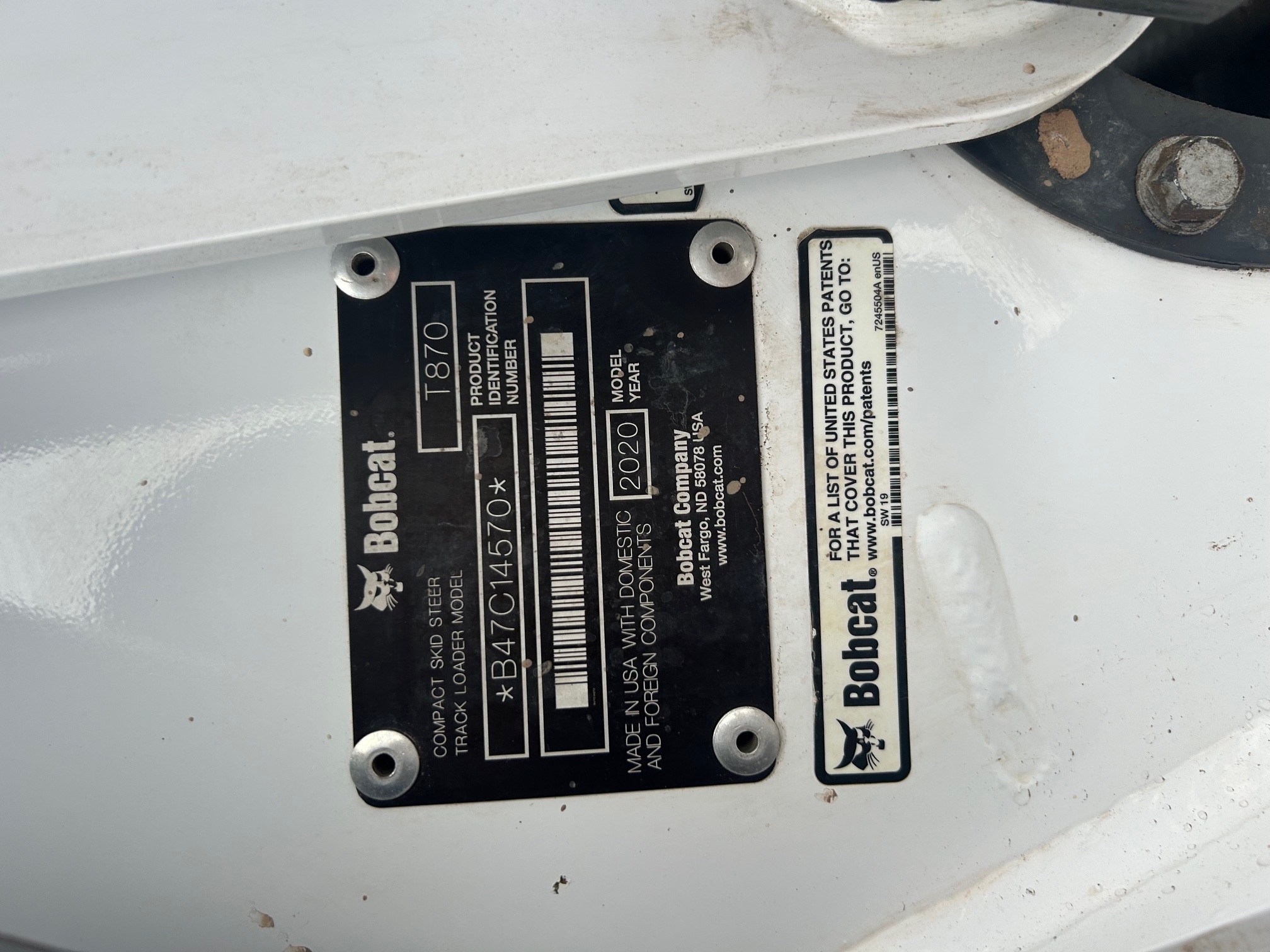 2020 BOBCAT T870 - Image 23