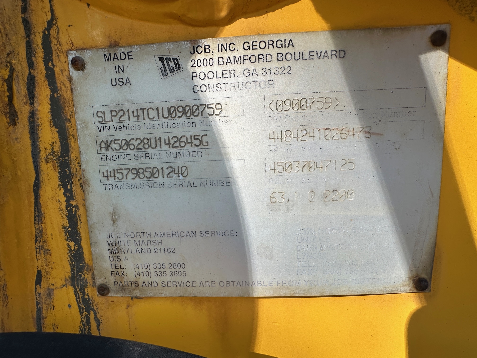 2001 JCB 214 III - Image 24