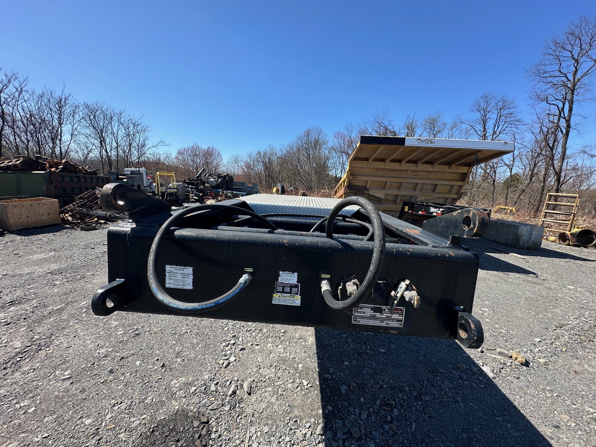 2015 TALBERT 65-Ton Lowboy w/ Beam Insert - Image 4