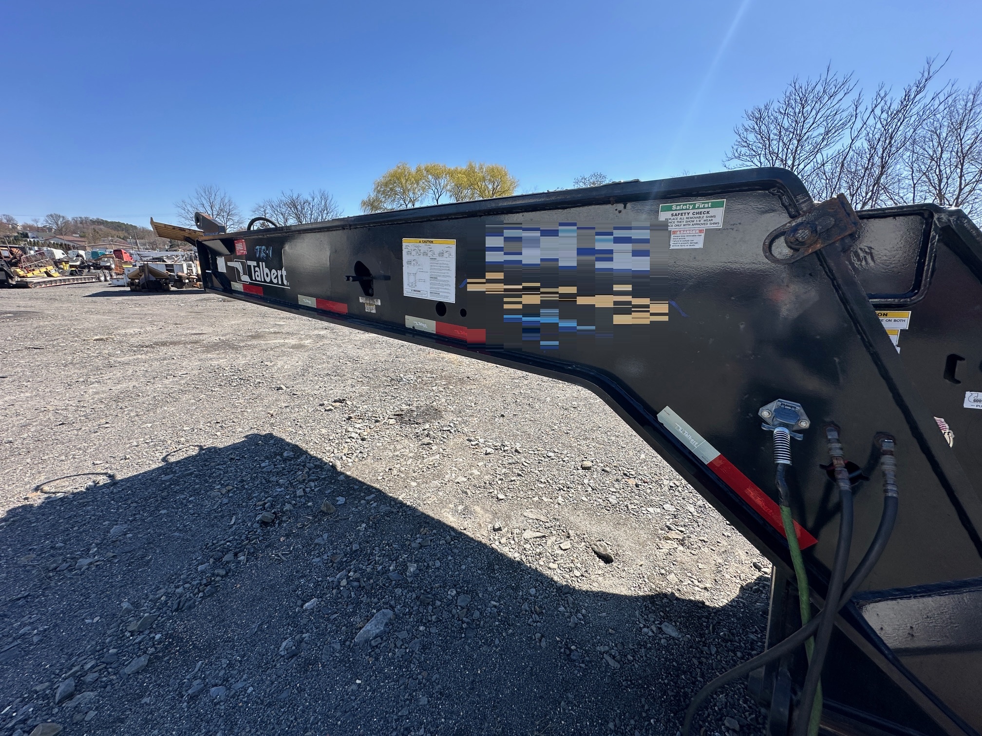 2015 TALBERT 65-Ton Lowboy w/ Beam Insert - Image 13