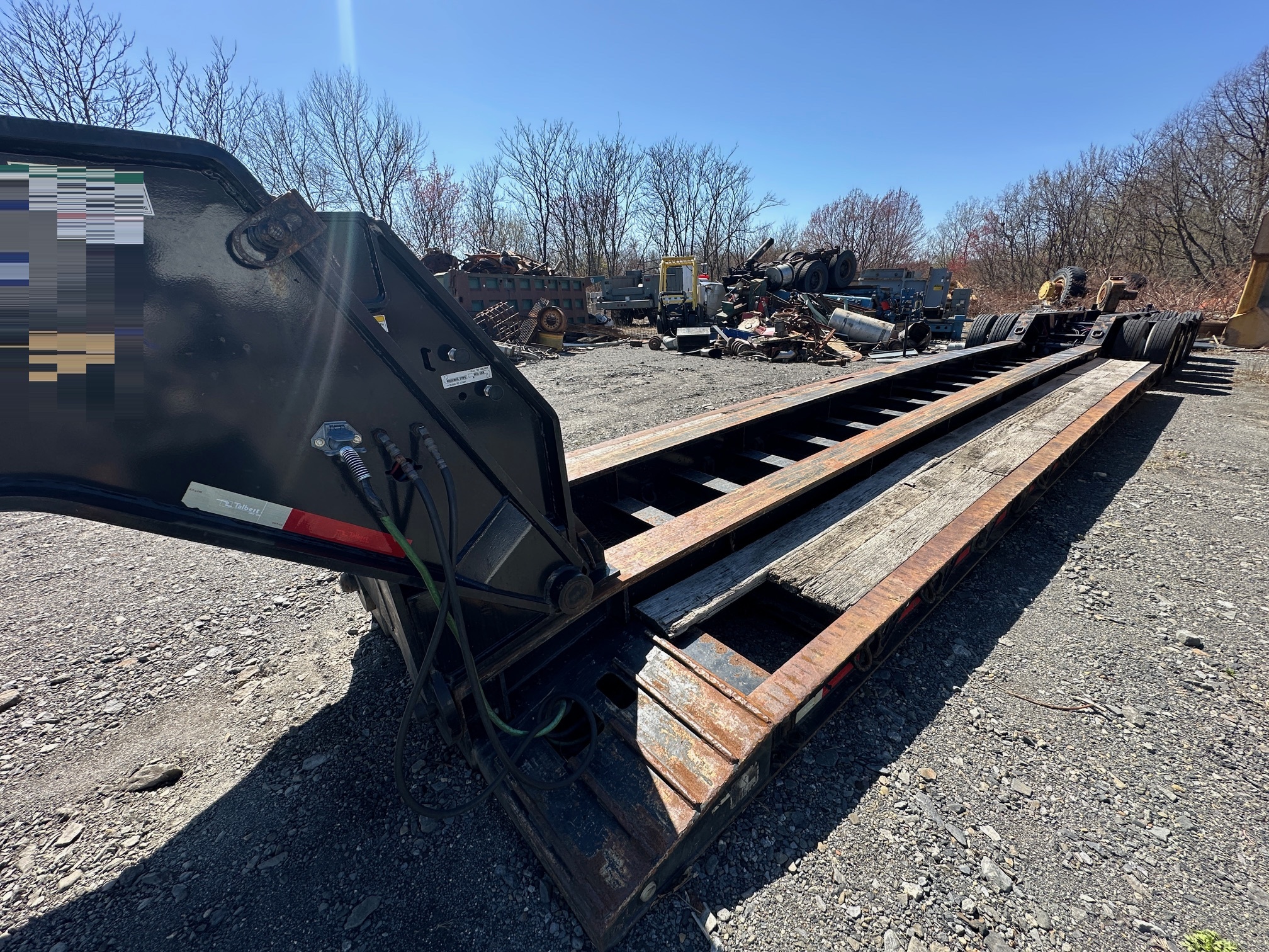 2015 TALBERT 65-Ton Lowboy w/ Beam Insert - Image 14