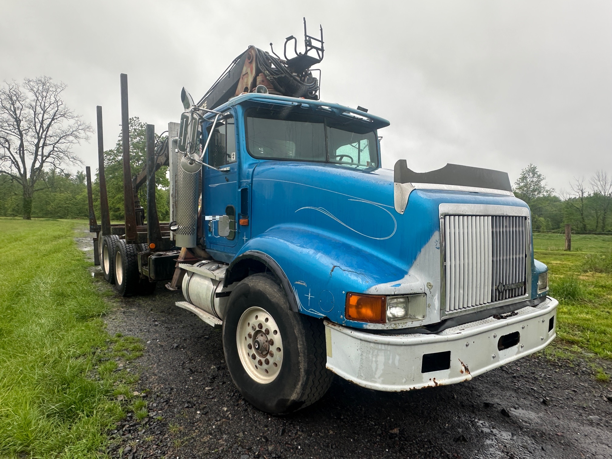 1992 INTERNATIONAL 7400 Logging - Image 6