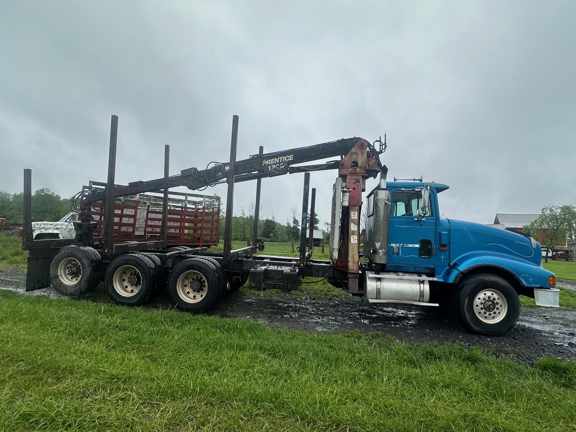 1992 INTERNATIONAL 7400 Logging - Image 7