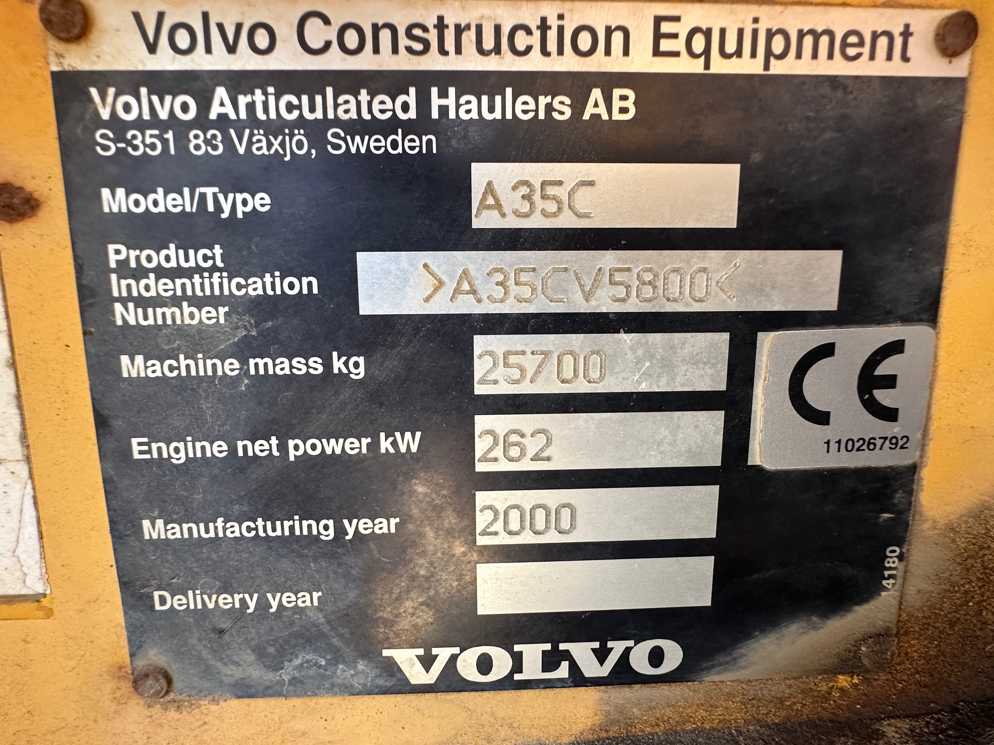 2000 VOLVO A35C - view 9 of 31