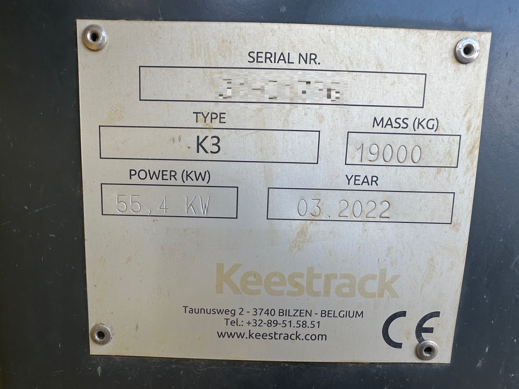 2022 KEESTRACK K3 Screener - Image 46