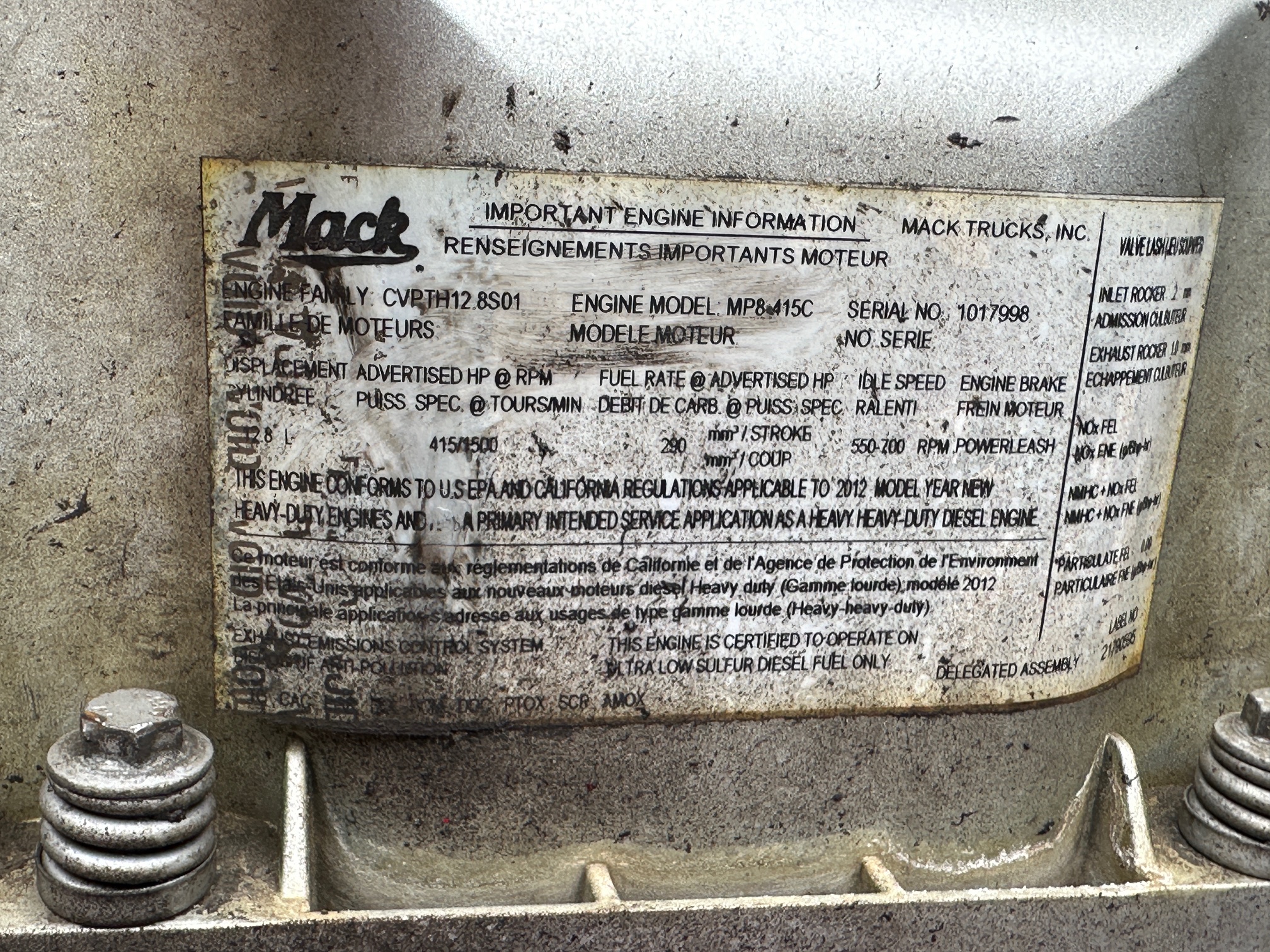 2016 MACK Granite GU713 - Image 35