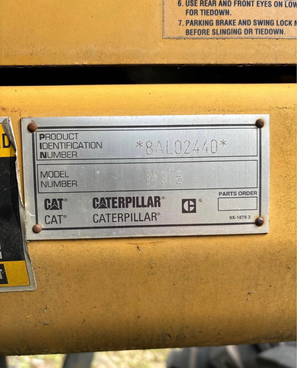 2000 CATERPILLAR M318 - view 6 of 6