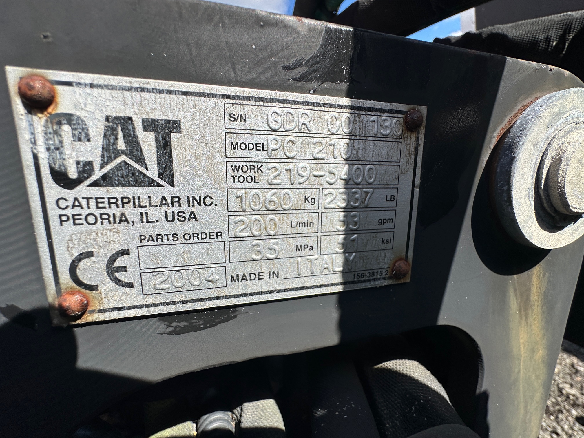 2004 CATERPILLAR PC210 Planer - view 5 of 8