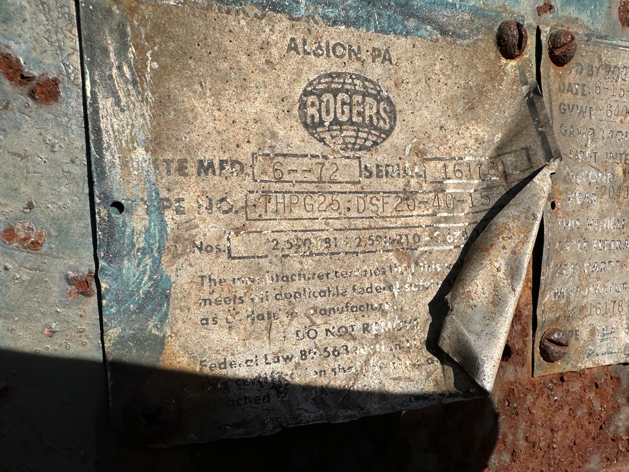 1972 ROGERS 32 Ton - view 13 of 27