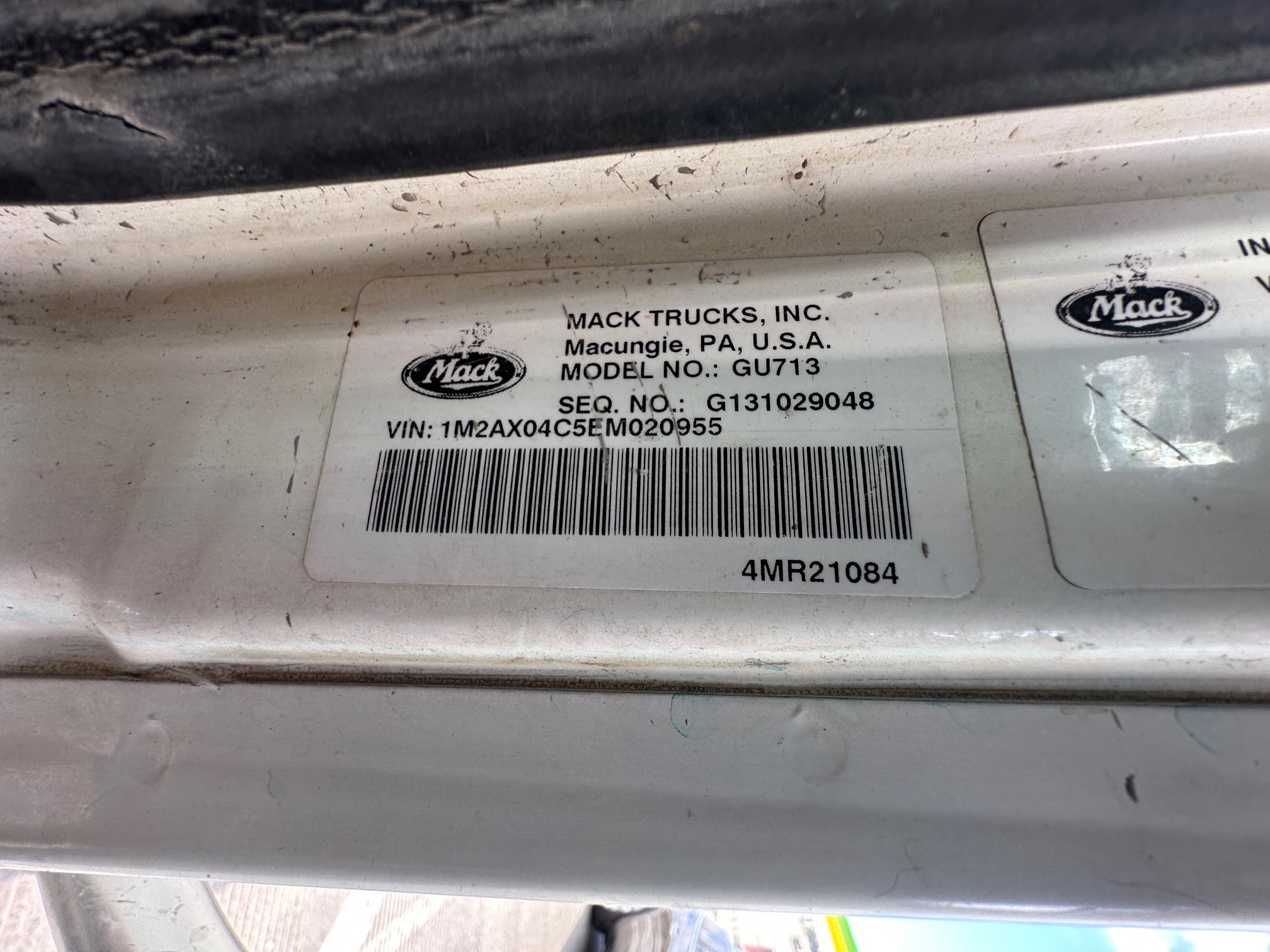 2014 MACK Granite GU713 - Image 15