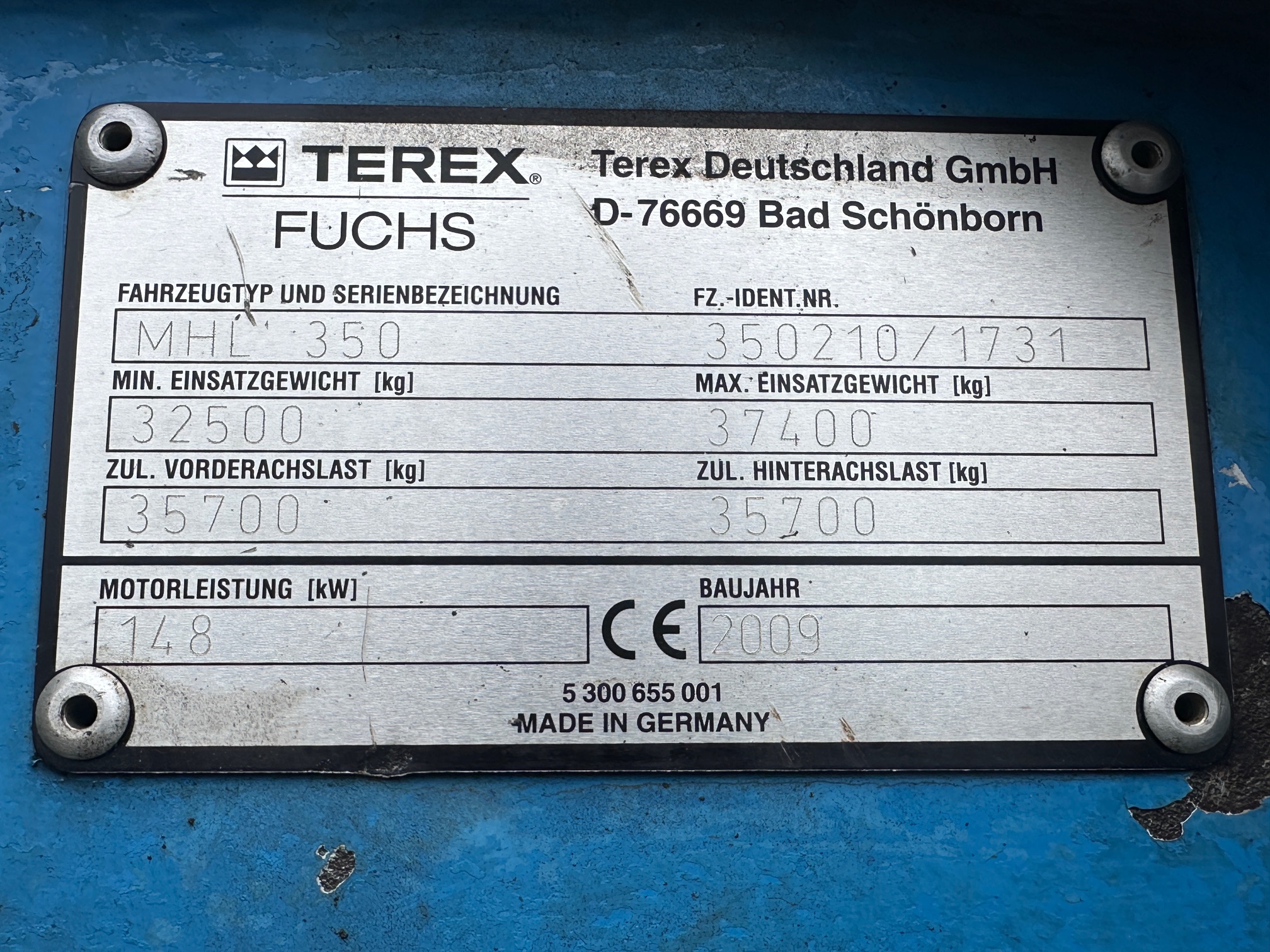 2009 FUCHS MHL 350 - Image 16