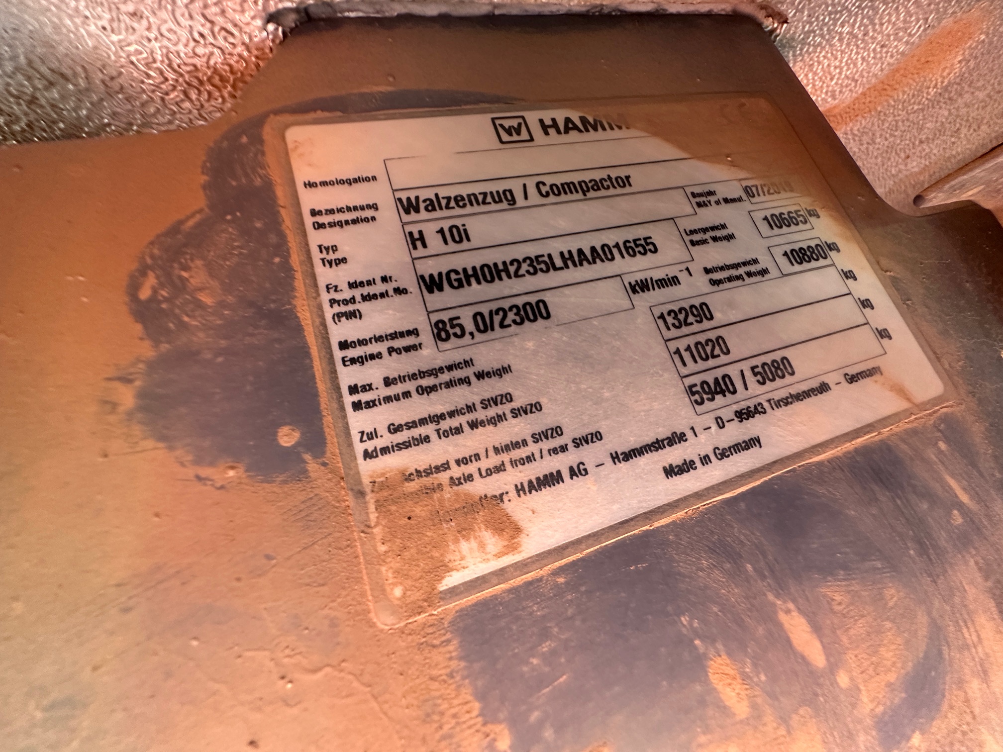 2019 HAMM H10i - Image 19