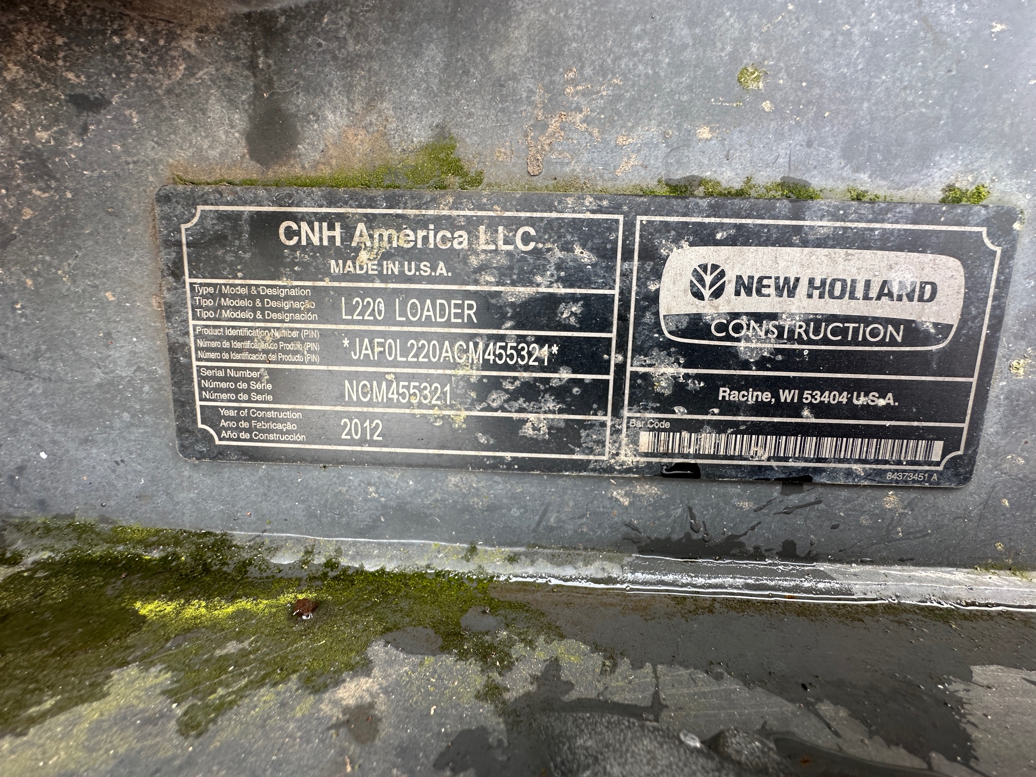 2012 NEW HOLLAND L220 Skid Loader - Image 14