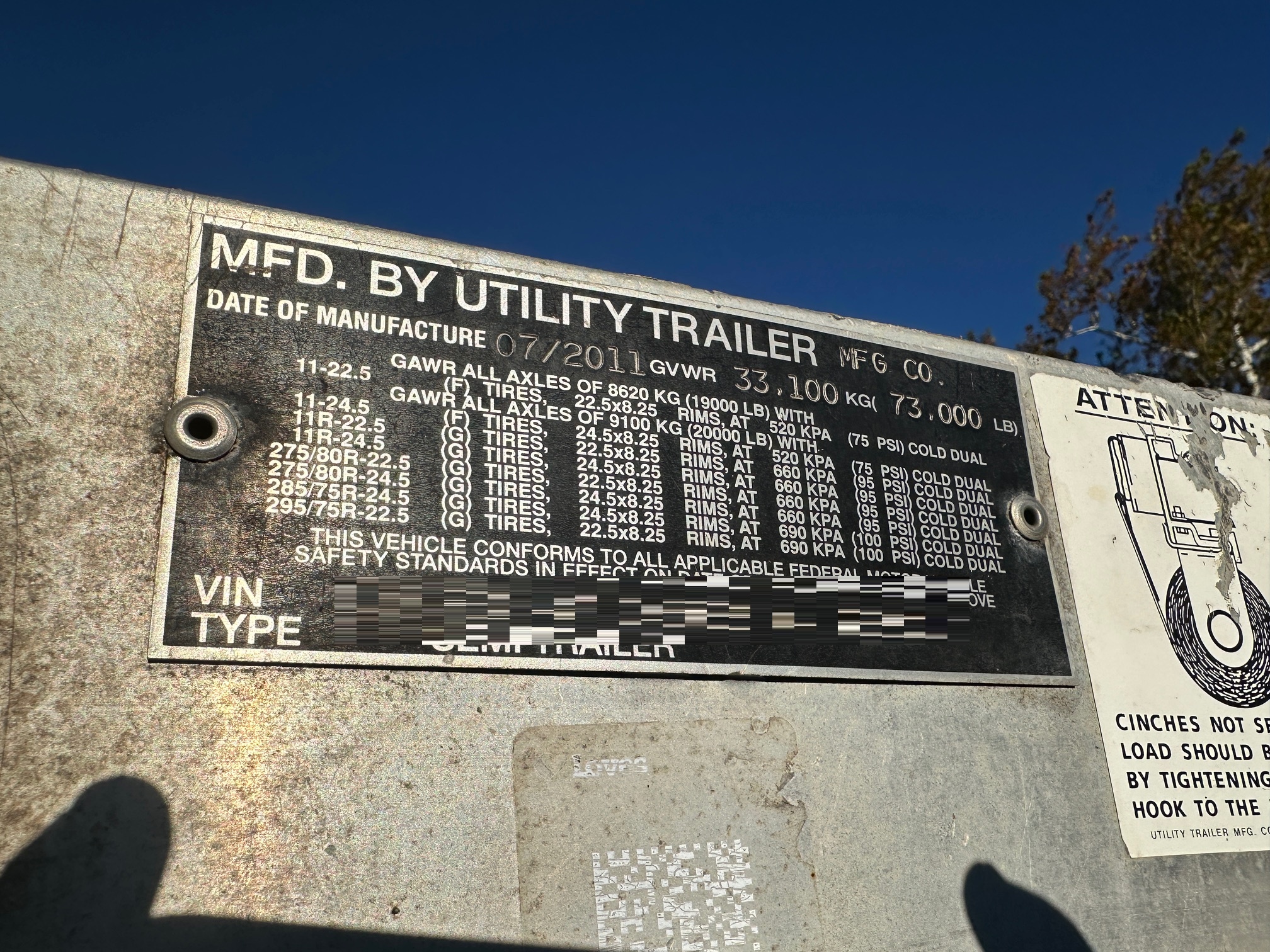 2012 UTILITY 53'X102 High Flat - Image 20