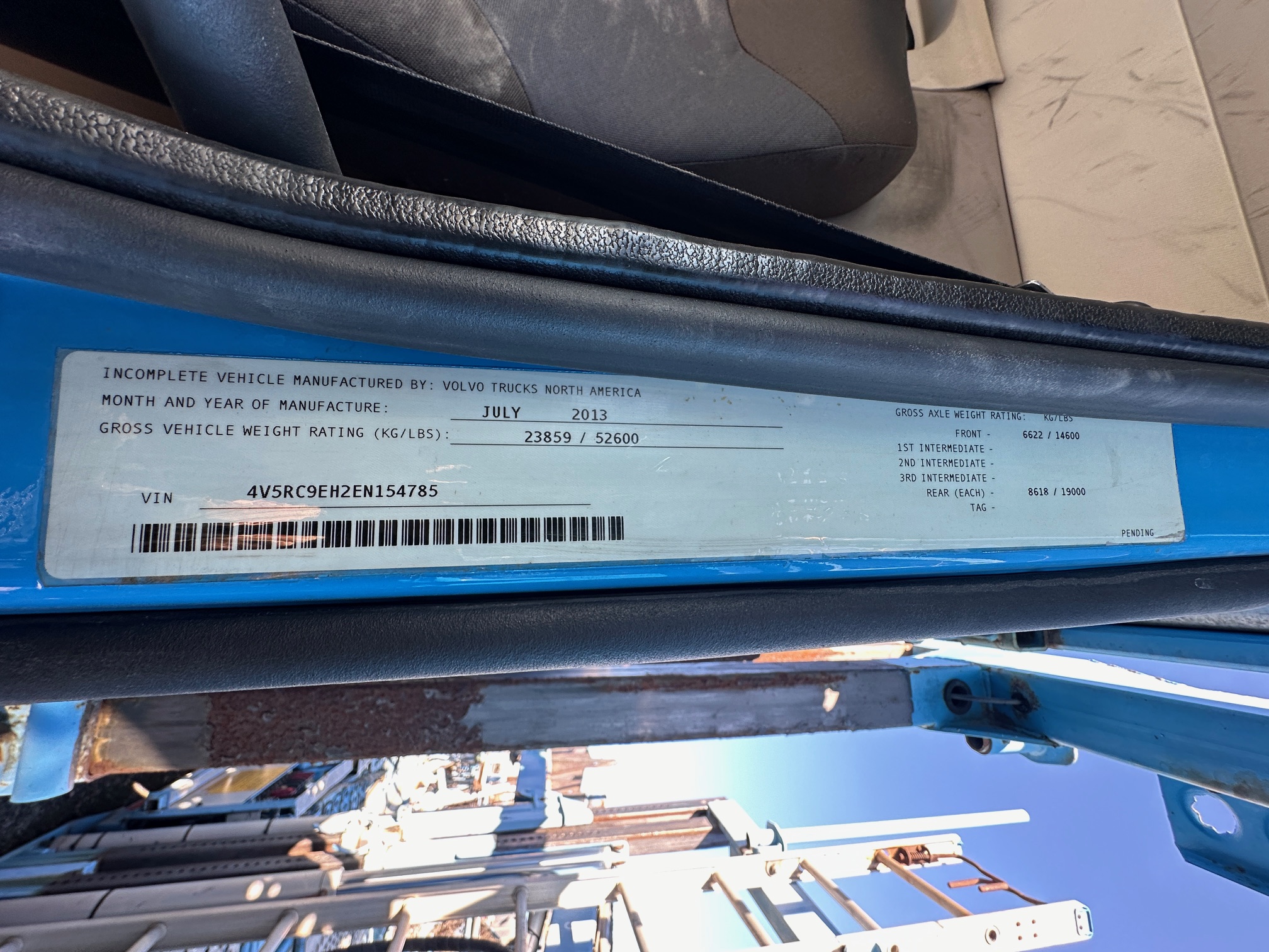 2014 VOLVO VAH66430 - Image 9