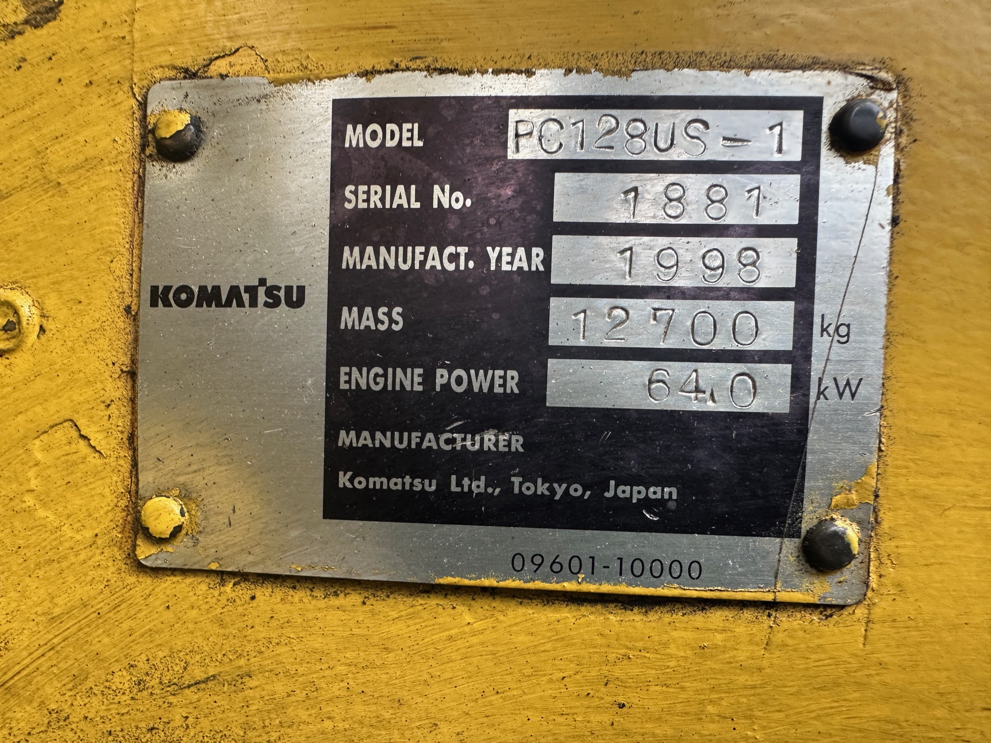 1998 KOMATSU PC128US-1 - Image 14