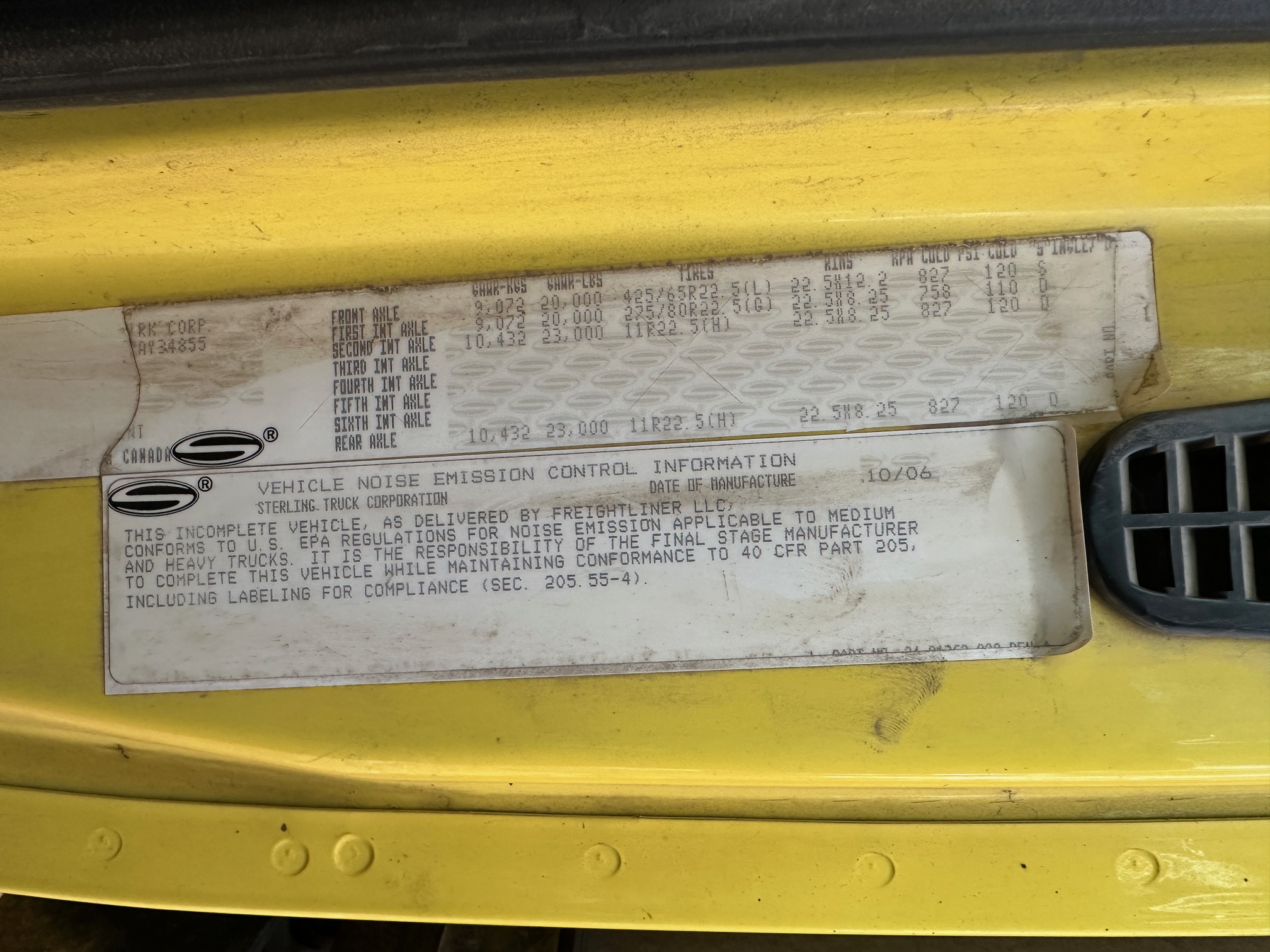 2007 STERLING L9500 - view 17 of 49