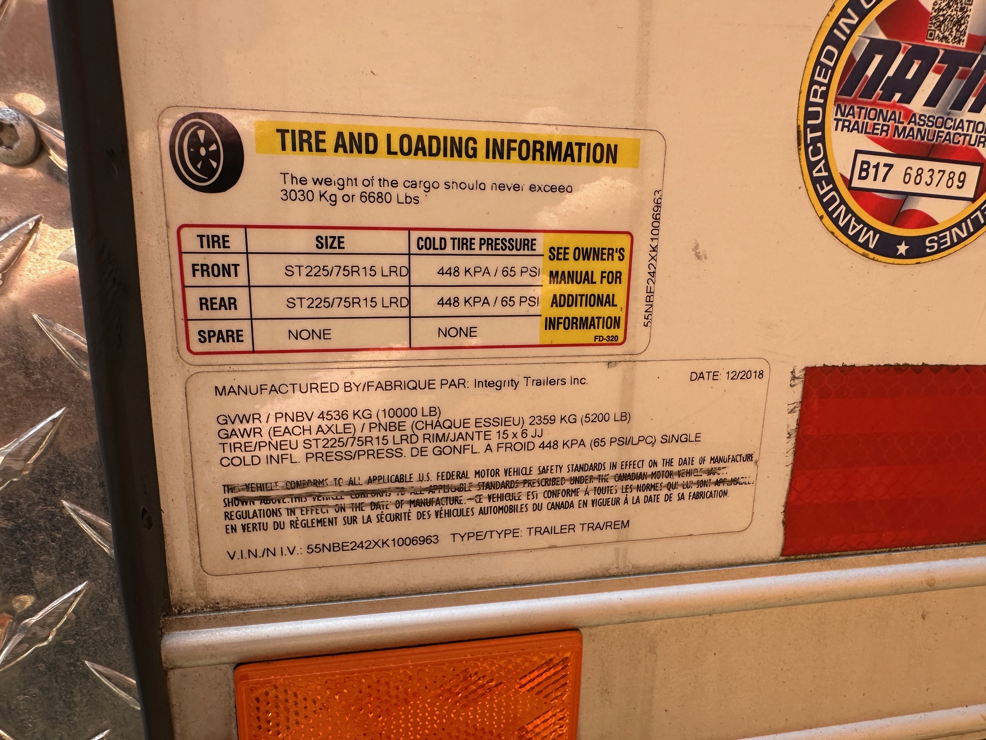 2019 INTEGRITY TRAILERS INC 24 FT - Image 15