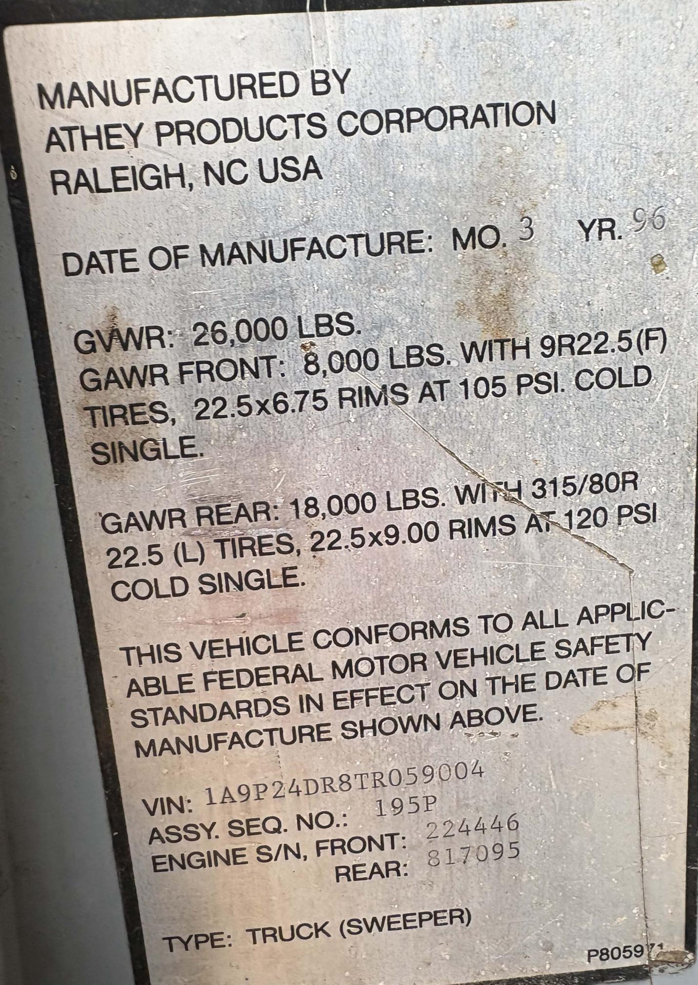 1997 ATHEY MOBIL M-8A Patriot - Image 20