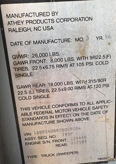 1997 ATHEY MOBIL M-8A Patriot - Image 20