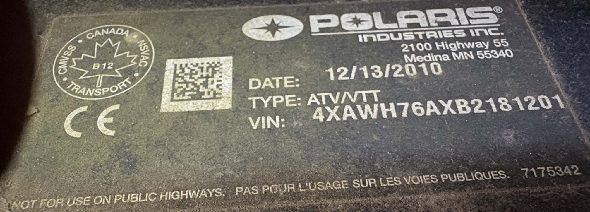 2011 POLARIS RANGER 800 - view 11 of 11