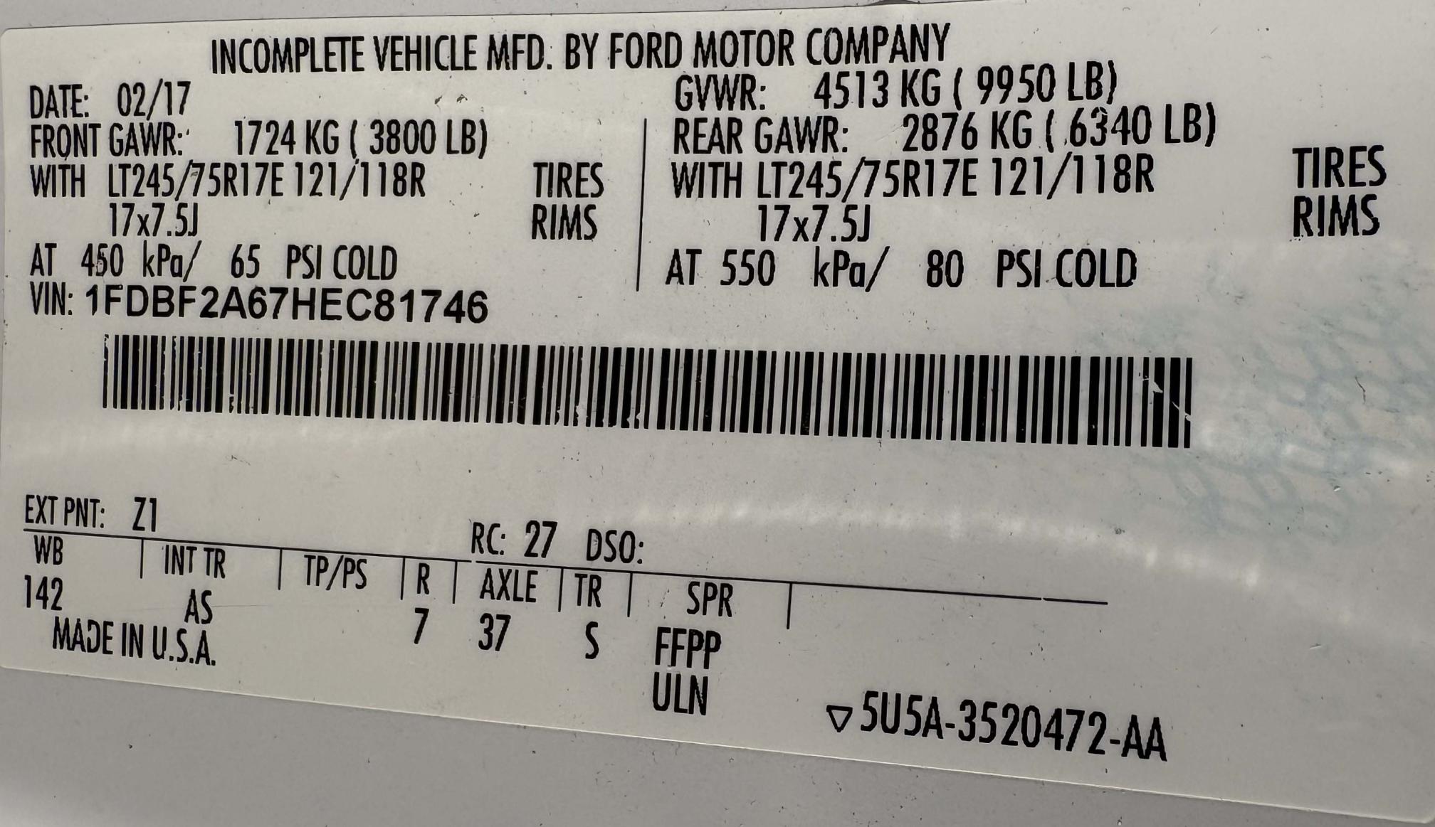 2017 FORD F-250 - Image 21