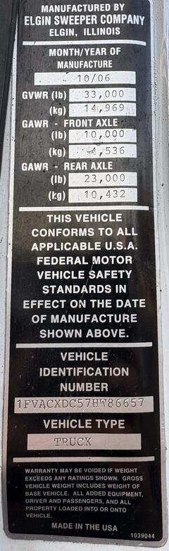 2007 ELGIN Broom Bear Series H - Image 7