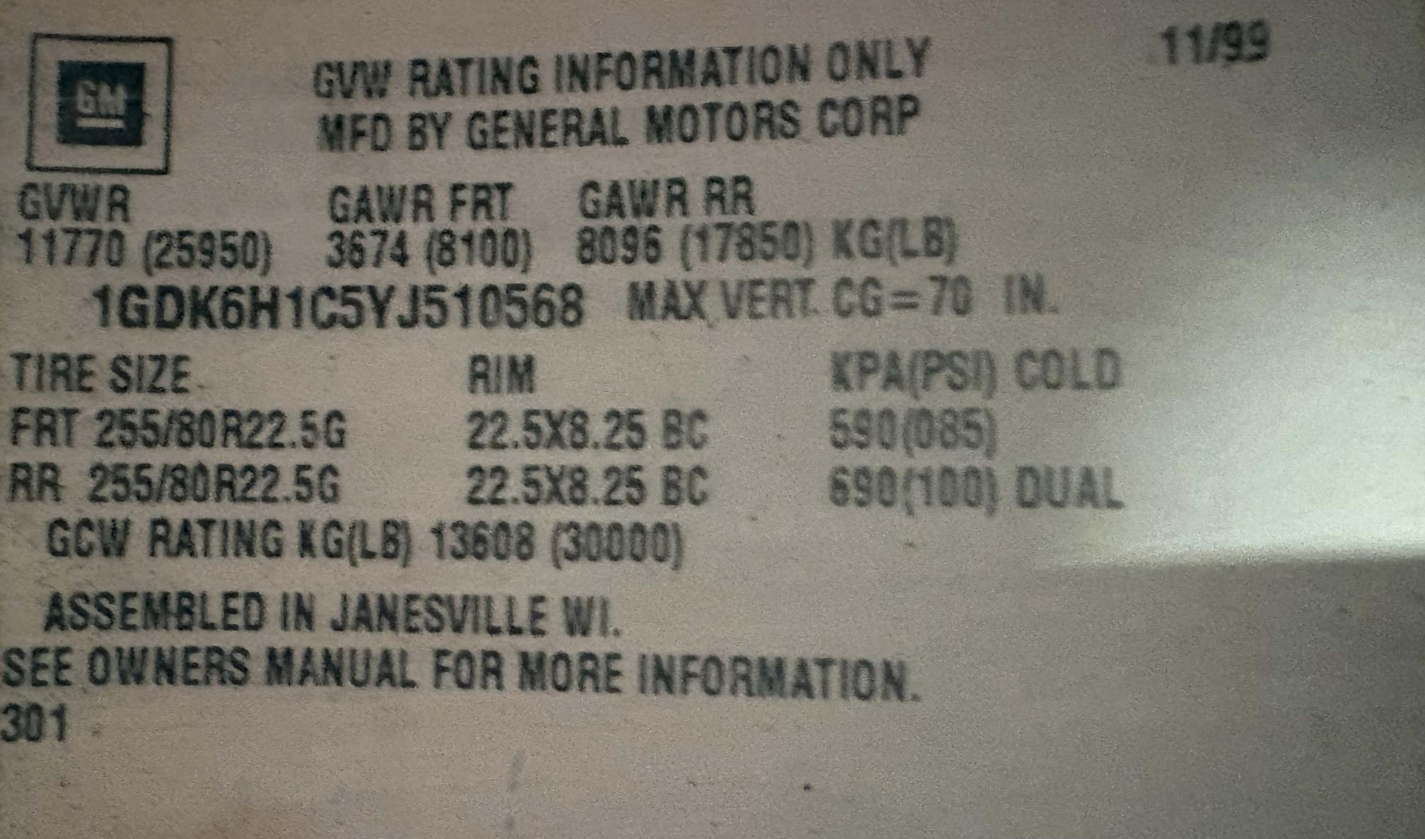 2000 GMC C6 - view 14 of 14