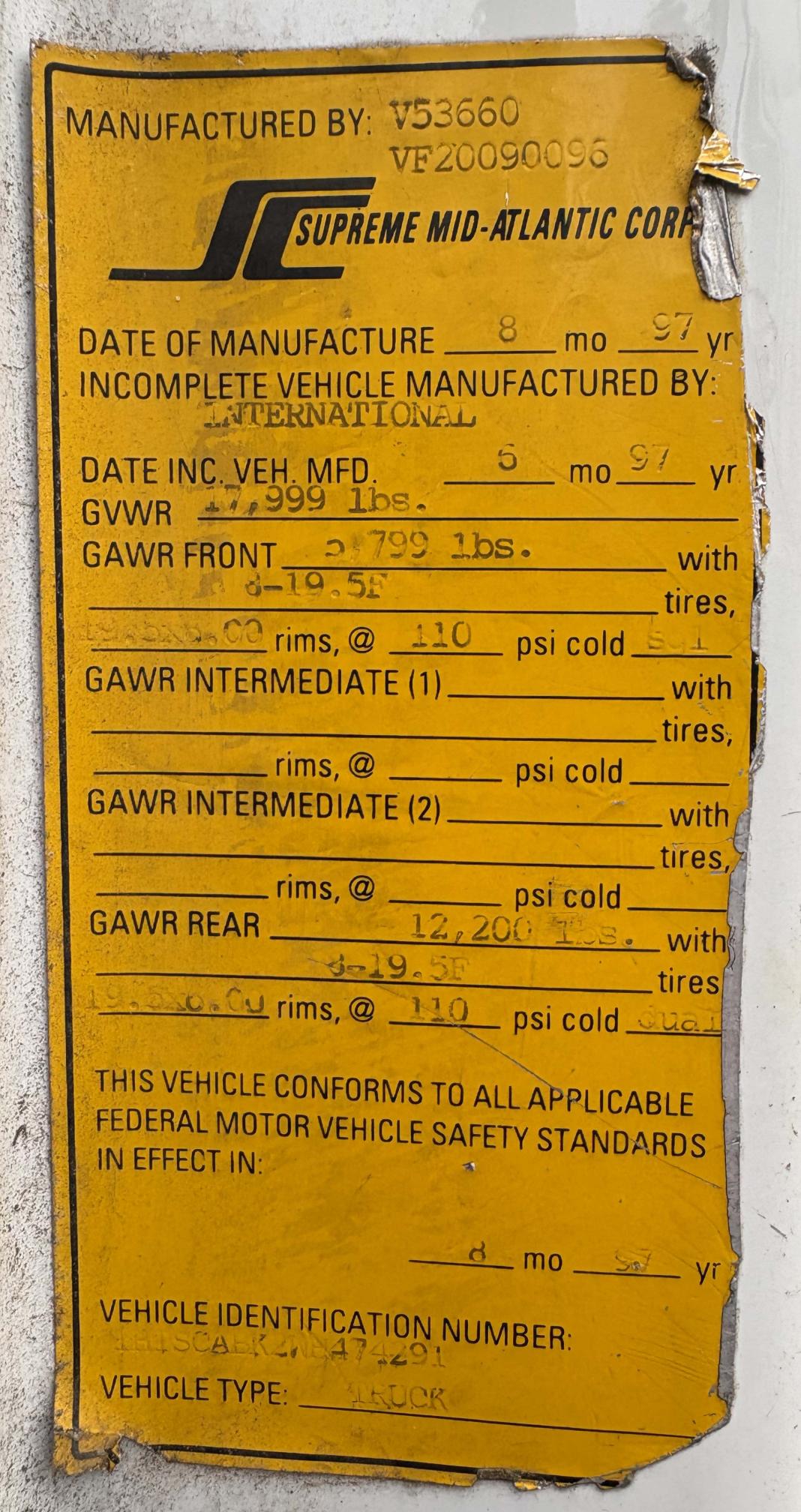 1998 INTERNATIONAL 4700 - Image 19