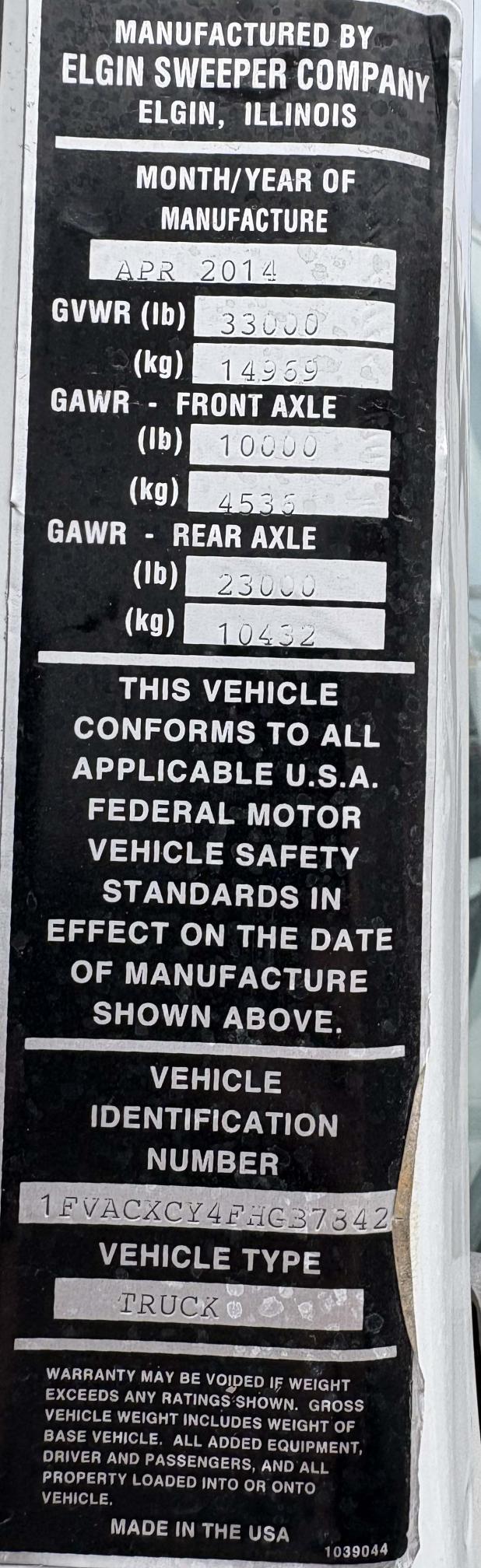 2015 ELGIN Broom Bear Series H - view 19 of 21