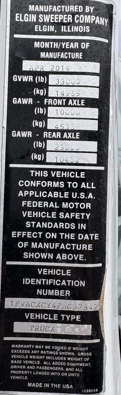 2015 ELGIN Broom Bear Series H - Image 19