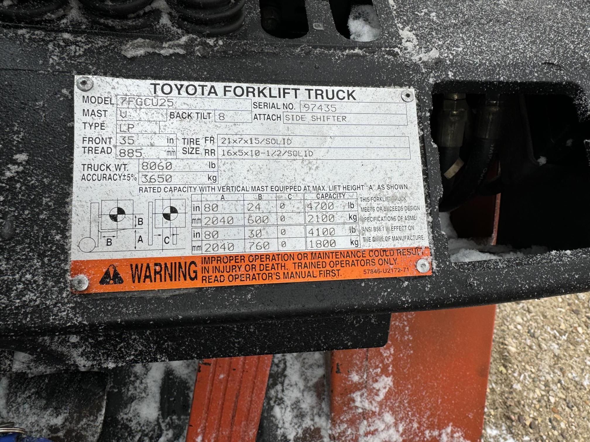 2002 TOYOTA 7FGCU25 - Image 16