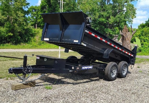2022 SURE TRAC 12 foot Low Profile Homeowner Dump Trailer