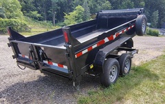 2022 SURE TRAC 12 foot Low Profile Homeowner Dump Trailer - Image 5