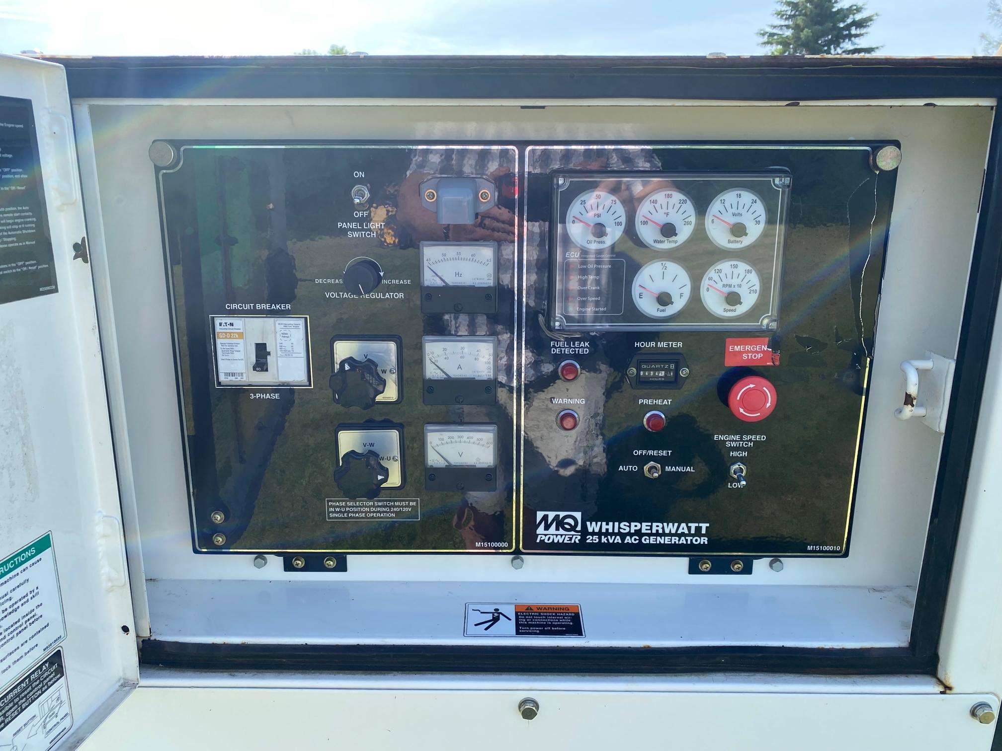 2015 MULTIQUIP WHISPERWATT DCA-25SSIU4F - view 7 of 11