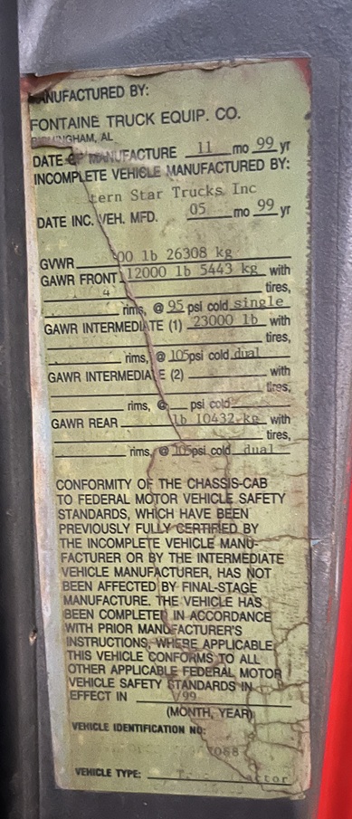 2000 WESTERN STAR 4900 - view 9 of 22