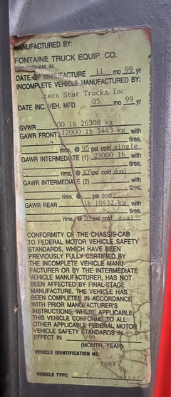 2000 WESTERN STAR 4900 - Image 9